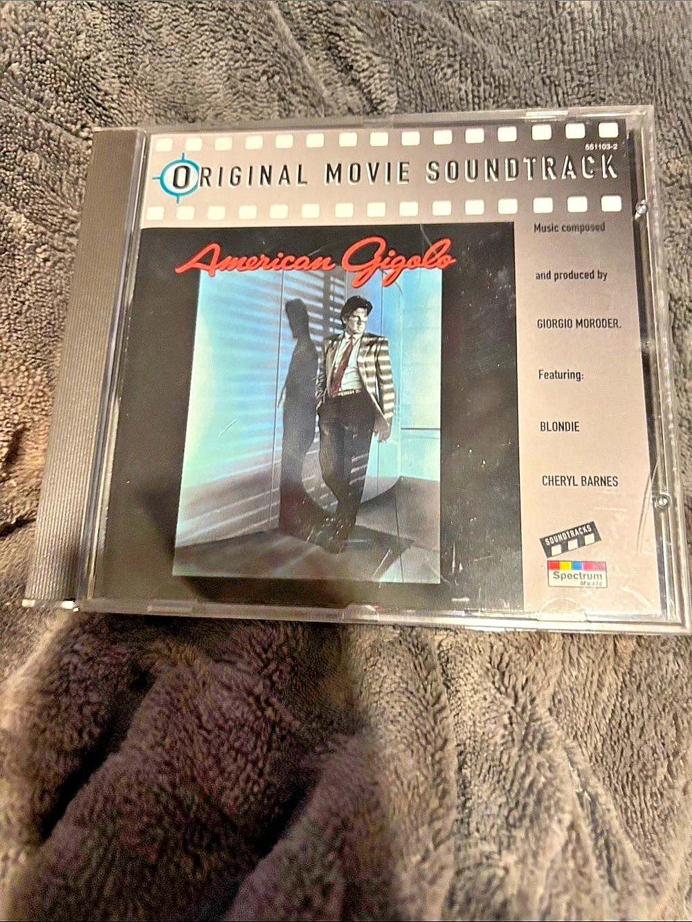 American Gigolo Original Movie Soundtrack CD Black